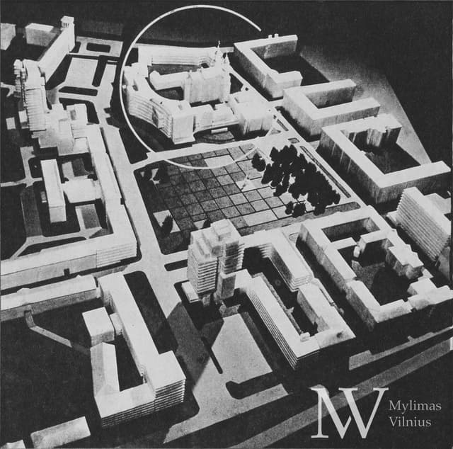 Vilnius. Lukiškių aikštė. 1968 m.