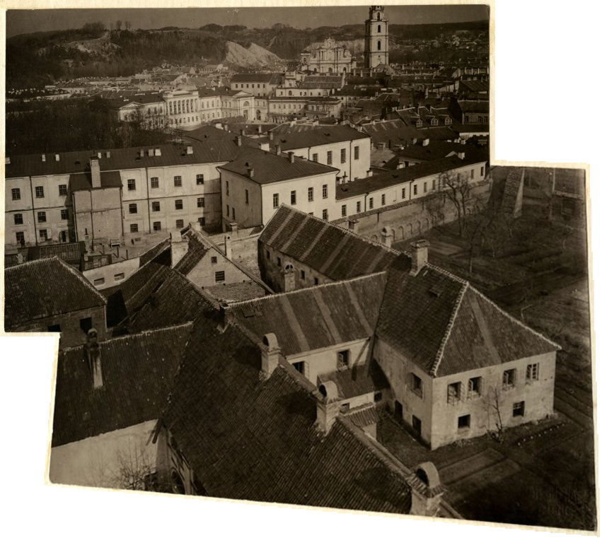 J. Bułhak. Vilnius iš Šv. Kotrynos bažnyčios varpinės. 1912-1913