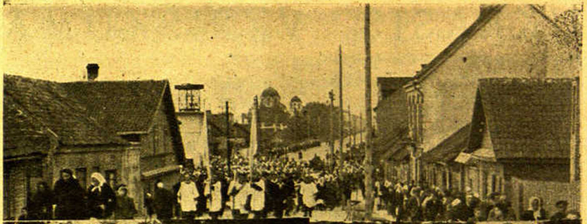 1939 m. Sekminių procesija Kalvarijų g.