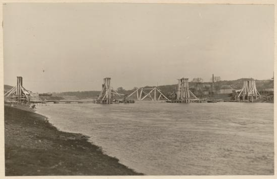 Atramų statyba. Atšlajų montavimas