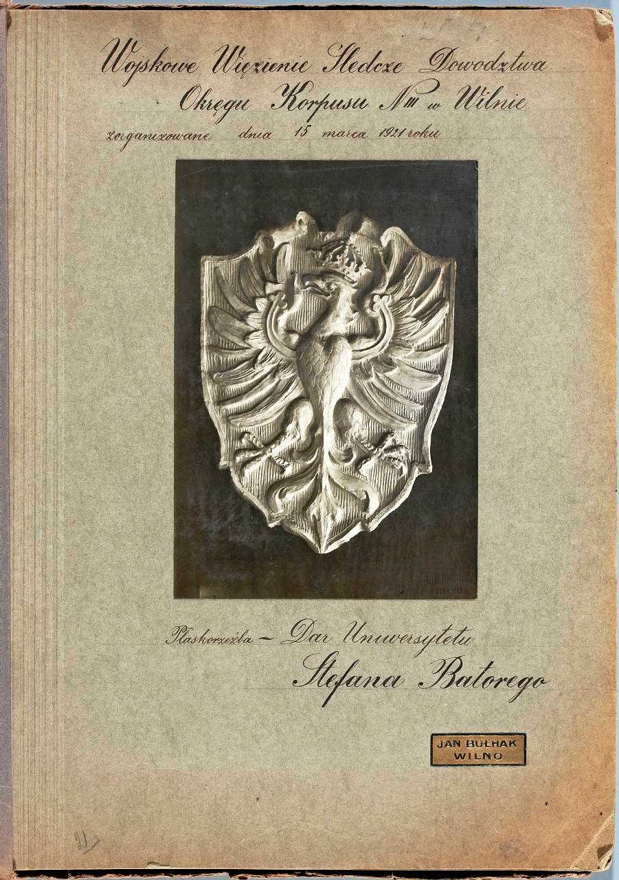 J. Bułhak. Titulinis albumo lapas. 1924